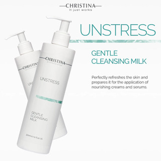 Sửa Rửa Mặt Christina Unstress Gentle Cleansing Milk Cho Da Nhạy Cảm 300ml
