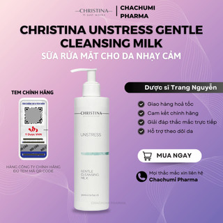 Sửa Rửa Mặt Christina Unstress Gentle Cleansing Milk Cho Da Nhạy Cảm 300ml