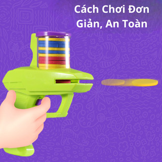 Đồ Chơi  Đĩa Bay Ếch Xanh An Toàn Tuyệt Đối Khi Chơi, Màu Sắc Tươi Sáng, Chất Liệu Thân Thiện Với Bé