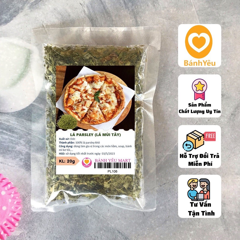 Lá Parsley/ Mùi tây/ Ngò tây CHIA-20g - PL106A