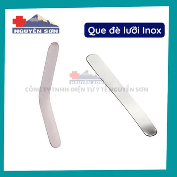 Que đè lưỡi Inox dùng trong chẩn đoán y tế - thiết bị y tế Nguyễn Sơn