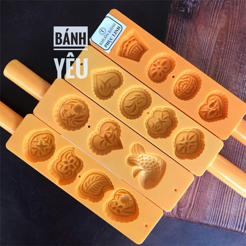 Khuôn bánh in phục linh/bột linh nhiều mẫu