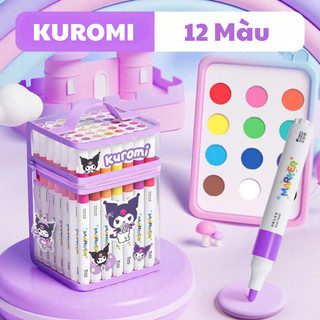 Bộ Màu Acrylic Kuromi, Melody Có 24/ 36/ 48/ 60 Màu Siêu Đẹp Có Thể Tô Lên Mọi Chất Liệu Nhỏ Gọn Tiện Lợi Kèm Túi Đựng