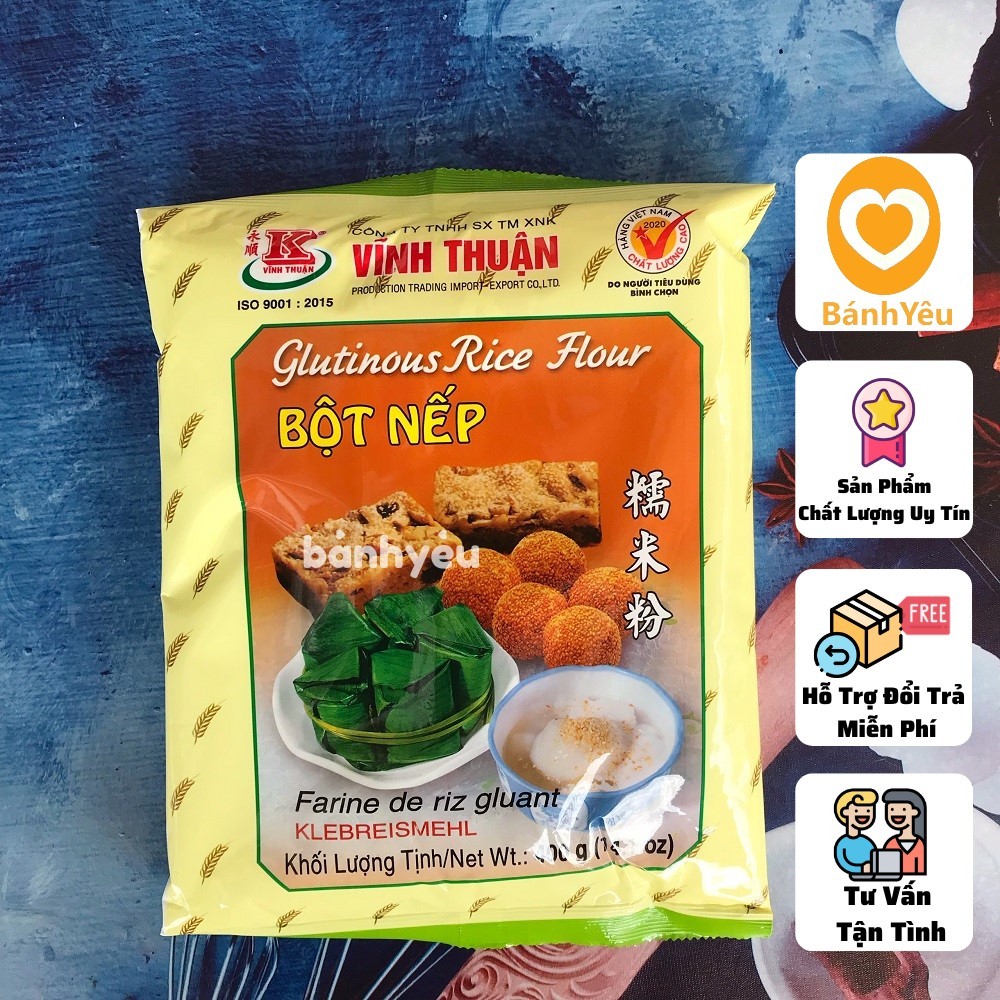 Bột Nếp Vĩnh Thuận 400g dùng làm các loại bánh ,chè - NL63