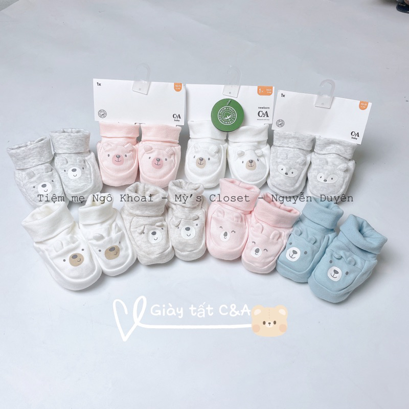 [MD157] C&A 7-10cm Giày tất xinh giữ ấm chân cho bé yêu