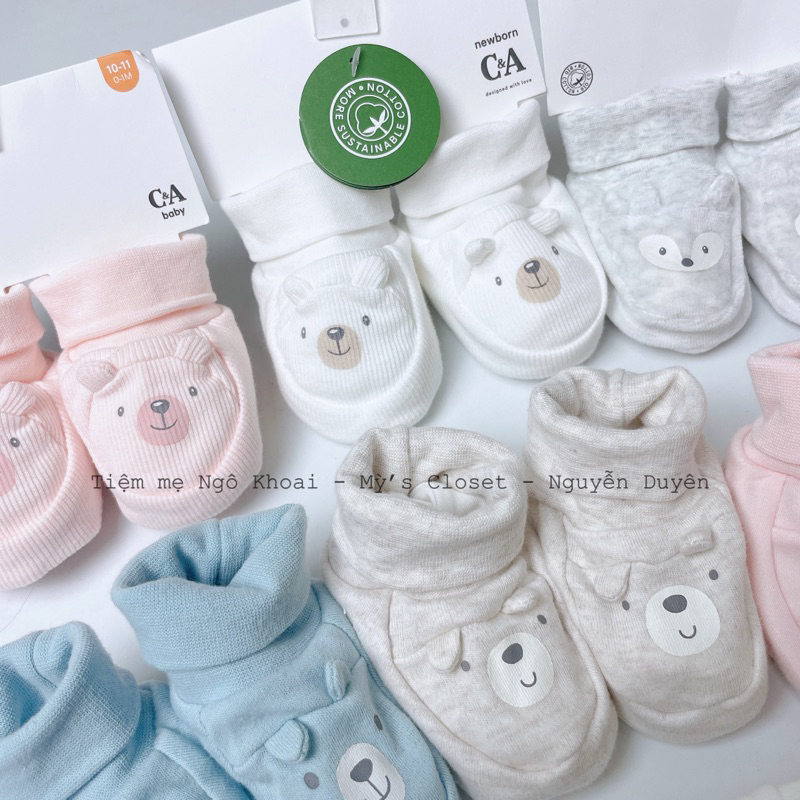 [MD157] C&A 7-10cm Giày tất xinh giữ ấm chân cho bé yêu