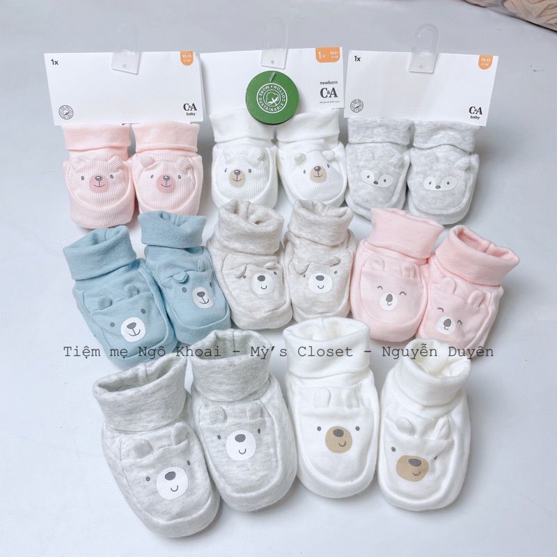 [MD157] C&A 7-10cm Giày tất xinh giữ ấm chân cho bé yêu