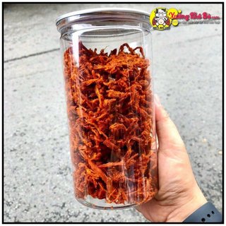 Hũ 250gr Khô bò sợi xé cay thơm ngon - đồ ăn vặt Hải Phòng