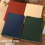 Bìa Sổ Còng B5 A5 Kiểu Lật Dọc Màu Pastel, Lõi Giấy Refill Lật Dọc 80 GSM