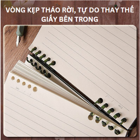 (BÌA VÀ GIẤY BÁN RIÊNG) Bìa Sổ Còng B5 A5 Kiểu Lật Dọc Màu Pastel, Lõi Giấy Refill Lật Dọc  80 GSM