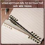 Bìa Sổ Còng B5 A5 Kiểu Lật Dọc Màu Pastel, Lõi Giấy Refill Lật Dọc 80 GSM