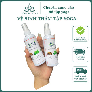 Nước vệ sinh thảm YOGA, dung dịch tinh dầu xịt thảm hương tự nhiên khử mùi mồ hôi 100ml, hàng nhập khẩu cao cấp, an toàn