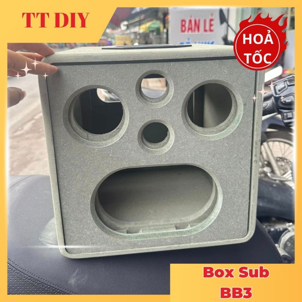 [TT Diy] Mẫu Box Sub Bb3 Vuông Bo Siêu Tròn, Tặng Kèm Tay Xách, Ngăn ...