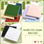 Vỏ Bìa Sổ Còng Nhựa Khổ Vuông Màu Pastel, Lõi Giấy Refill Sổ Còng Thay Được Giấy (Bán Rời)