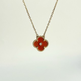 Dây chuyền nữ LAMY Lucky Stone Clover Necklace Gold 6408