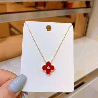Dây chuyền nữ LAMY Lucky Stone Clover Necklace Gold 6408