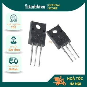 Cặp sò A1837 C4793 transistor 1A 230V TO-220F mới chính hãng chất lượng tốt.