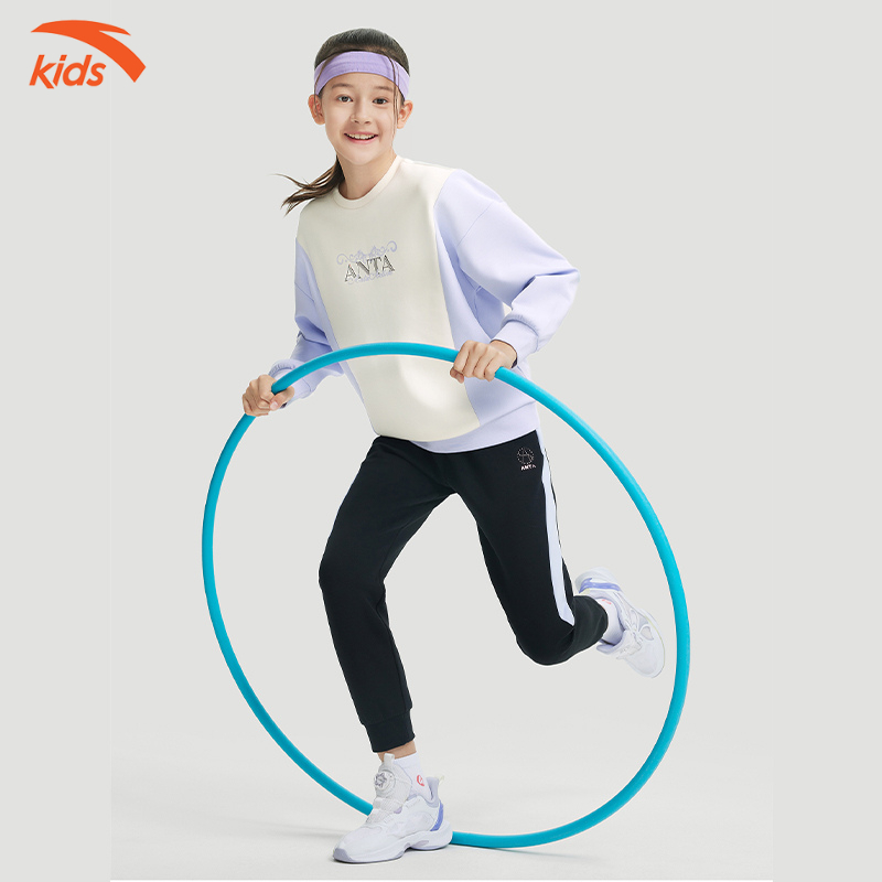 Áo sweater bé gái Anta Kids 3624C7708