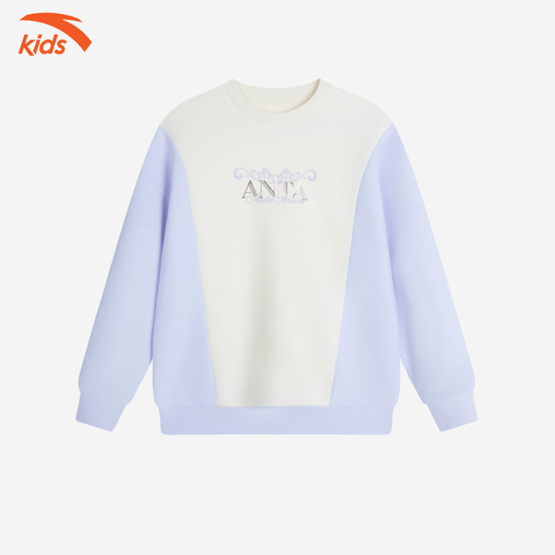 Áo sweater bé gái Anta Kids 3624C7708
