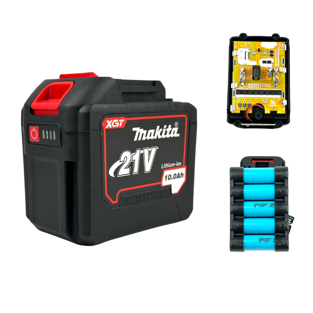 Pin 20 cell chân pin makita mạch bảo vệ pin 6 mofelt 21v 20cell có đèn ...