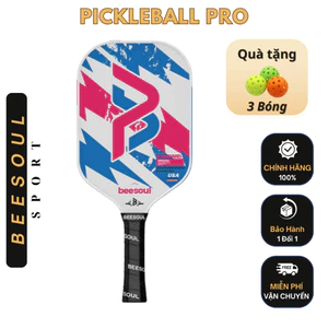 Vợt Pickleball Carbon thi đấu chuyên nghiệp có trợ lực Beesoul, công thủ toàn diện BSTĐ1