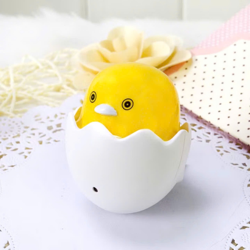 ĐÈN NGỦ GÀ CON CẮM ĐIỆN, Đèn Ngủ Cảm Ứng Hình Gà Con Siêu Dễ Thương - MA: DENNGU3570