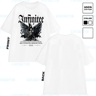 Áo thun INFINITEE Fni24059 Thun 100% Cotton - form rộng Unisex.