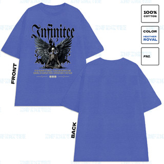 Áo thun INFINITEE Fni24059 Thun 100% Cotton - form rộng Unisex.