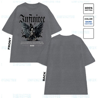 Áo thun INFINITEE Fni24059 Thun 100% Cotton - form rộng Unisex.
