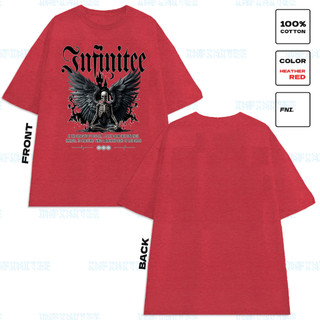 Áo thun INFINITEE Fni24059 Thun 100% Cotton - form rộng Unisex.