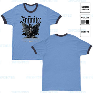 Áo thun INFINITEE Fni24059 Thun 100% Cotton - form rộng Unisex.