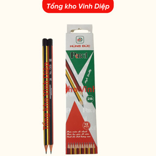 Bút chì gỗ 2B, viết chì 2B bền đẹp chất lượng