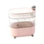 KHAY TRANG SỨC 3 TÂNG, Hộp đựng trang sức, bông tai, đồ dùng 3 tầng cao cấp xoay 360 độ - MA:3769