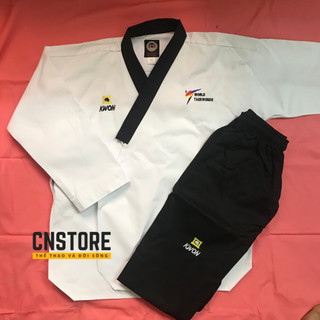 Võ Phục Taekwondo Quyền Vải Sọc Bền Chắc Loại Tốt