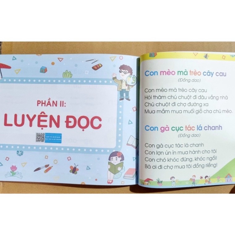 Ảnh Sách - Tập Đánh Vần Tiếng Việt Kèm File Nghe Quét QR (4-6 Tuổi) 1