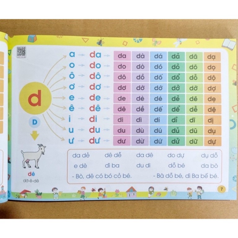 Ảnh Sách - Tập Đánh Vần Tiếng Việt Kèm File Nghe Quét QR (4-6 Tuổi) 3