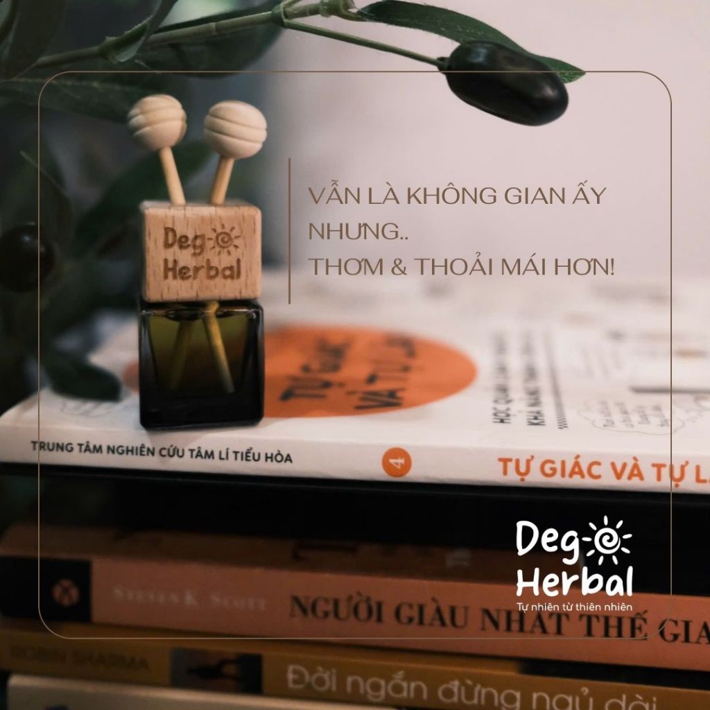 Ảnh Tinh Dầu Thiên Nhiên Cao Cấp HOA LÀI Thơm Phòng, Thư Giãn Dego 10ml - Tặng kèm que khuếch tán 4