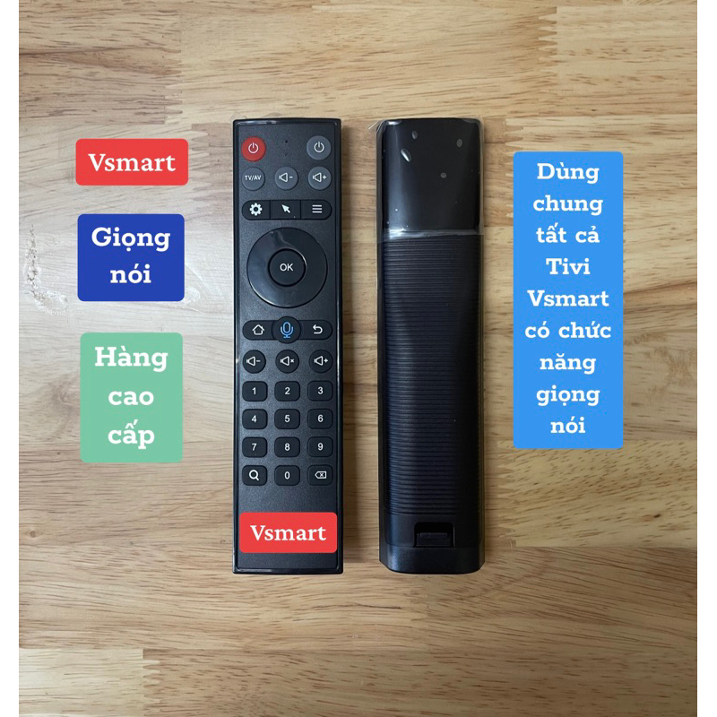 Điều khiển Tivi Vsmart giọng nói đa năng( Dùng chung tất cả Tivi Vsmart ...