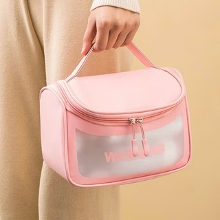 Túi WASHBAG Dạng Hộp Có Nắp Khoá Đựng Mỹ Phẩm, Dụng Cụ Trang Điểm,  TÚI ĐỰNG ĐỒ CÓ NẮP - TUI147