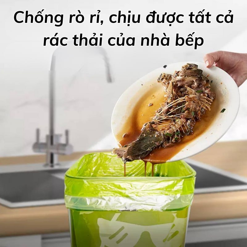 Túi Đựng Rác Đuôi Côn Trùng, Đuôi Muỗi, Khử Hôi Hiệu Quả, Túi Rác Có Dây Rút Chống Rò Rỉ