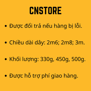 Dây Nhảy Thể Lực Boxing Loại Nặng Cán Gỗ Hỗ Trợ Giảm Cân Tăng Chiều Cao