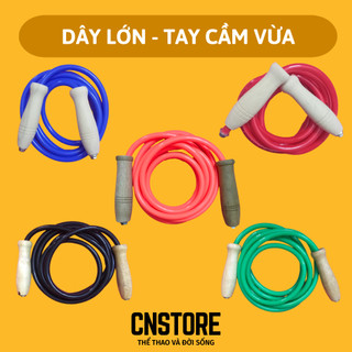 Dây Nhảy Thể Lực Boxing Loại Nặng Cán Gỗ Hỗ Trợ Giảm Cân Tăng Chiều Cao