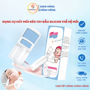 Máy hút mũi bằng tay cao cấp QA Happylife cho bé sơ sinh an toàn không đau không tổn thương cho bé