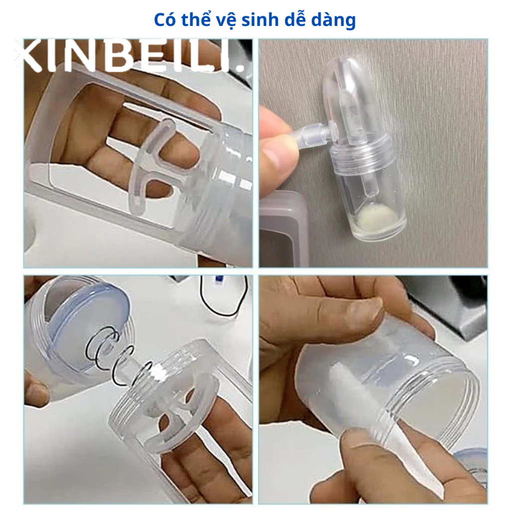Máy hút mũi bằng tay cao cấp QA Happylife cho bé sơ sinh an toàn không đau không tổn thương cho bé