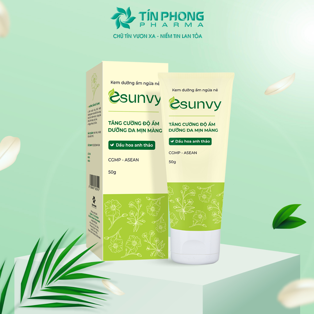 Ảnh Kem Dưỡng Ẩm, Ngừa nẻ Esunvy Tăng Cường Độ Ẩm, Dưỡng Da Mịn Màng 1