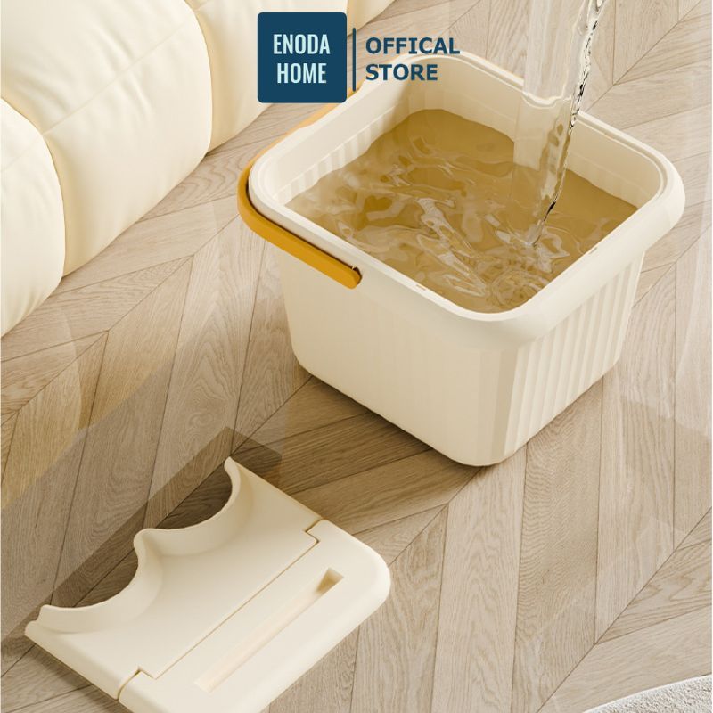 Chậu Ngâm Chân ENODA HOME Nhựa Cao Cấp, Thau Ngâm Chân Massage, Giảm Đau Nhức C010