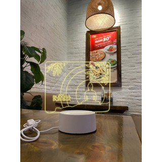 [Phật Giáo] Đèn Trang Trí - Phòng Ngủ - Bàn Làm Việc - Khắc laser led sáng- Khắc tên [inbox]