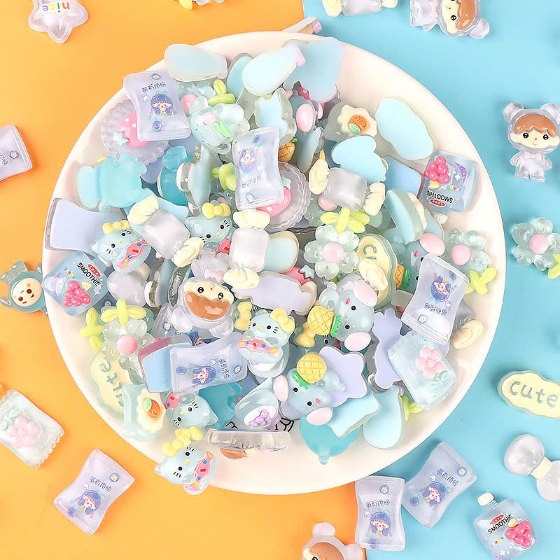 (CHARM MINI) COMBO 5 CHARM, 10 CHARM MINI  CÓ TÚI MÙ, GIAO MÀU NGẪU NHIÊN