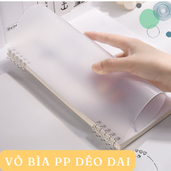 Vở Còng, Sổ Còng B5 A5 Chữ Freedom MESO - Sổ Còng Thay Được Giấy 120 Trang Giấy 100 GSM, Lõi giấy Refill sổ còng
