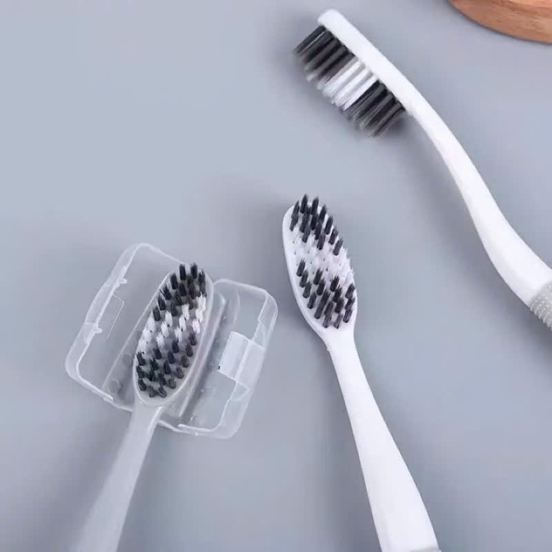 Hộp 8 chiếc bàn chải đánh răng 2 in 1 có rơ lưỡi tiện dụng,  BÀN CHẢI CÓ ĐẦU CẠO LƯỠI - MÃ: BANCHAI553